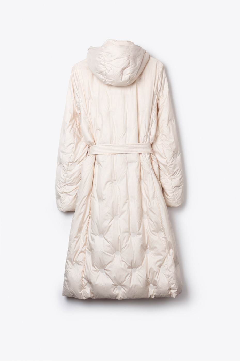 LONG PUFFER JACKET WITH BELT